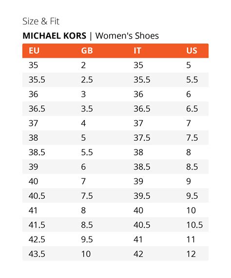 do michael kors shoes run small|michael kors size chart.